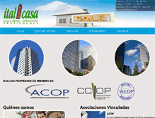 Tablet Screenshot of italcasa.cl